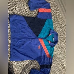 Vintage wilson color block windbreaker
